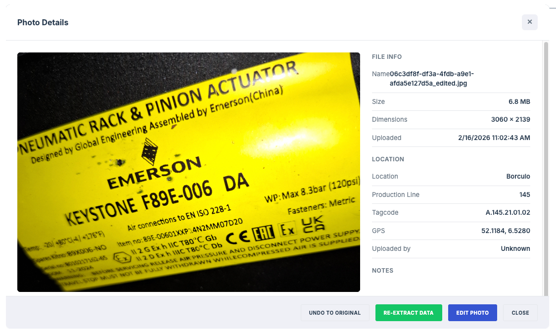 AI Tag Data Extractie
